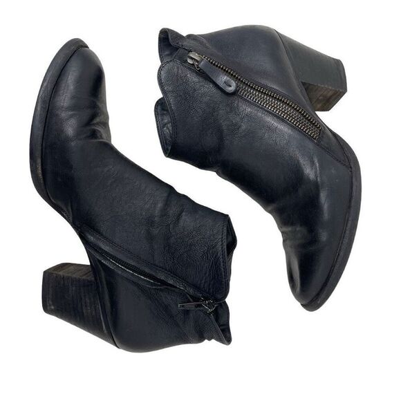 Paul Green Muncher Womens Aubrey Leather Side Zip Ankle Booties Black Size 7 UK - Picture 5 of 10